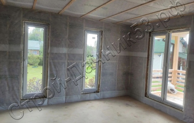 4 каркасный дом д–2, 9x9 м, 81 м², ленинградская область, выборгский район, посёлок советский (8)